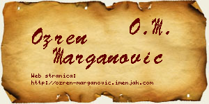 Ozren Marganović vizit kartica